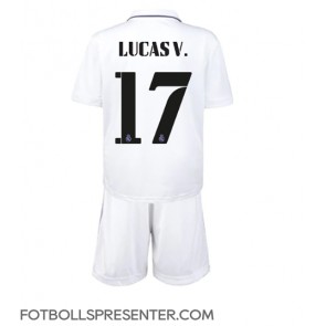 Real Madrid Lucas Vazquez #17 Hemmatröja Barn 2022-23 Kortärmad (+ korta byxor)